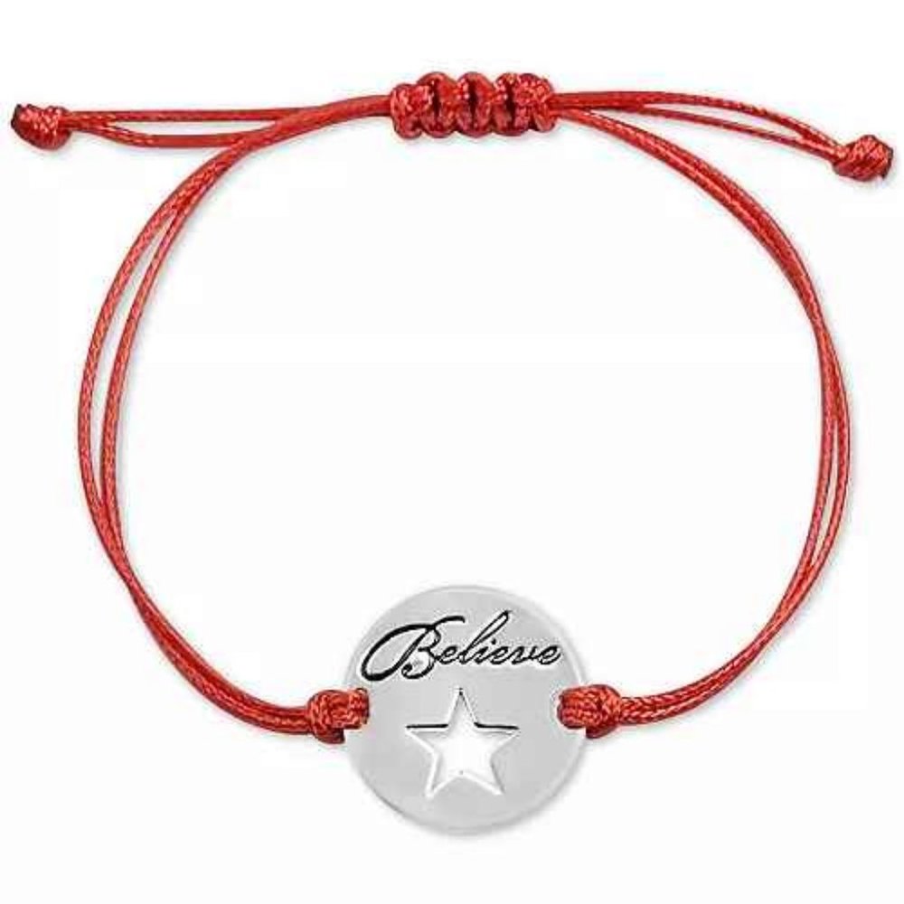 Macy's Make-A-Wish Believe Slider Bracelet